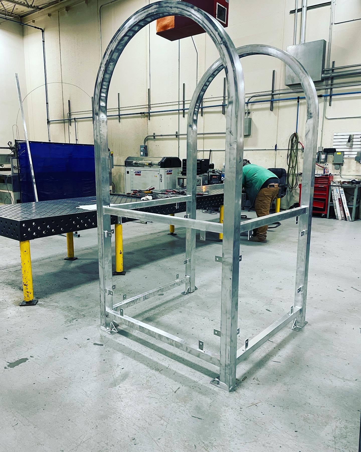 3" Rolled Aluminum tube.