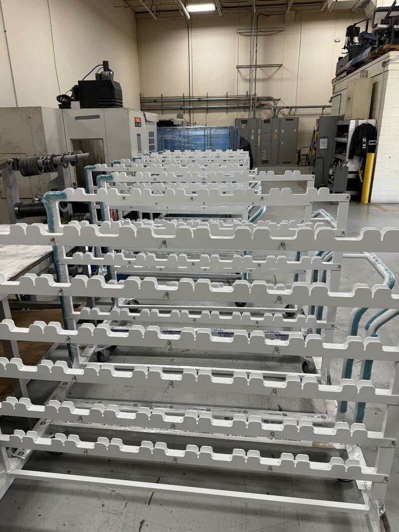 Powder Coated Aluminum Sharps Rack